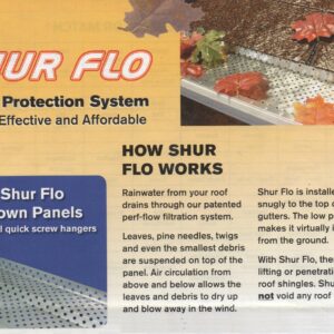 (200 feet) Shur Flo X Leaf Guard Gutter Protector for 6" K-Style Gutters. Mill Finish Aluminum. 50 Panels x 4.00' Each.