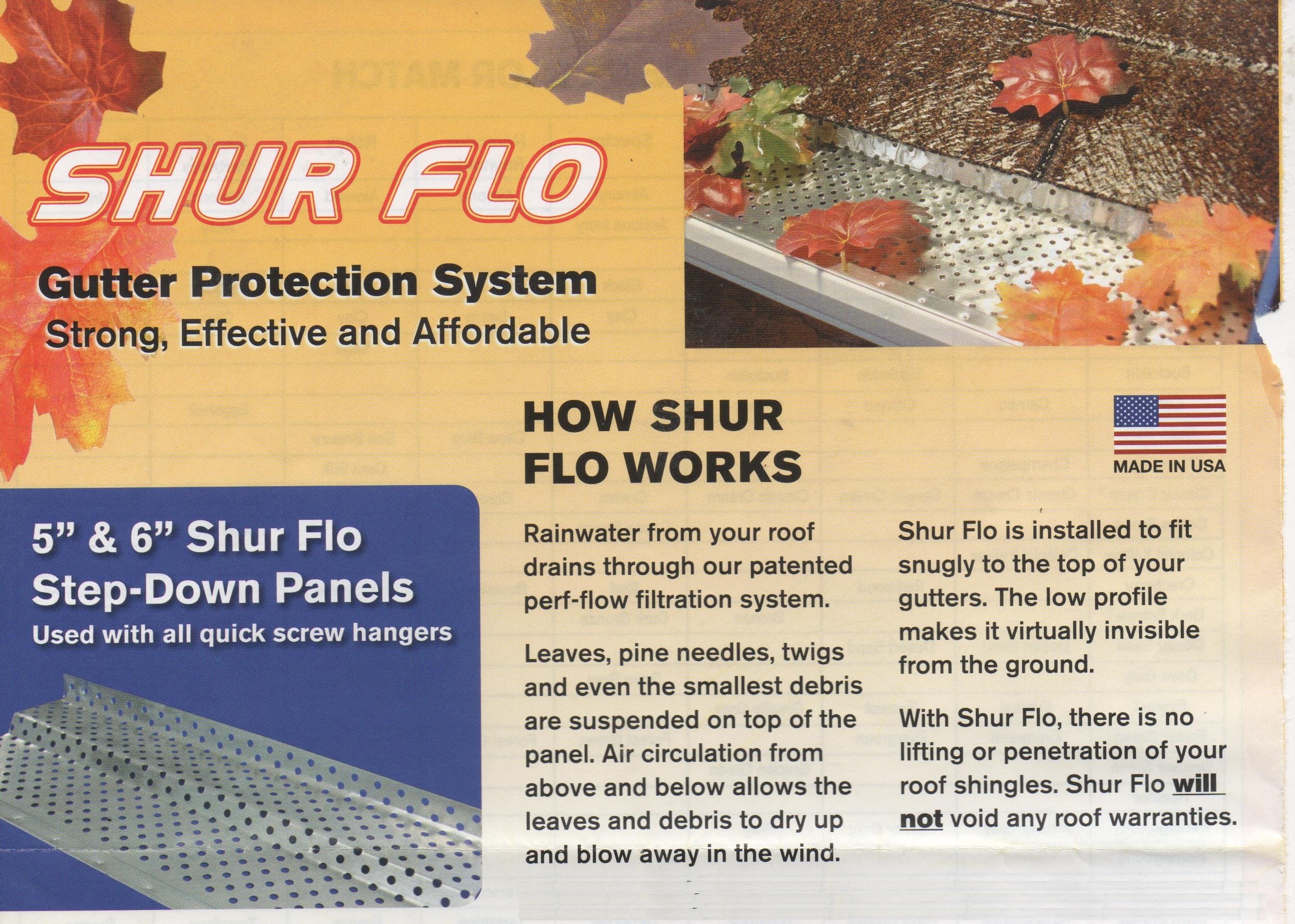 (200 feet) Shur Flo X Leaf Guard Gutter Protector for 6" K-Style Gutters. Mill Finish Aluminum. 50 Panels x 4.00' Each.