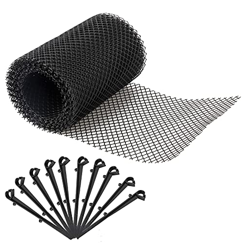 MIEDEON Plastic Mesh Gutter Guard 6" by 20'/7" by 27' (Large)