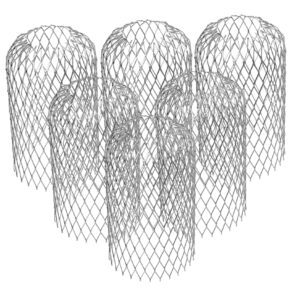 doitool 6pcs 3 sieve strainer mesh strainer downspout strainer downspout mesh filter gutter downspout protectors protection leaf guard protective grill shield aluminum plate