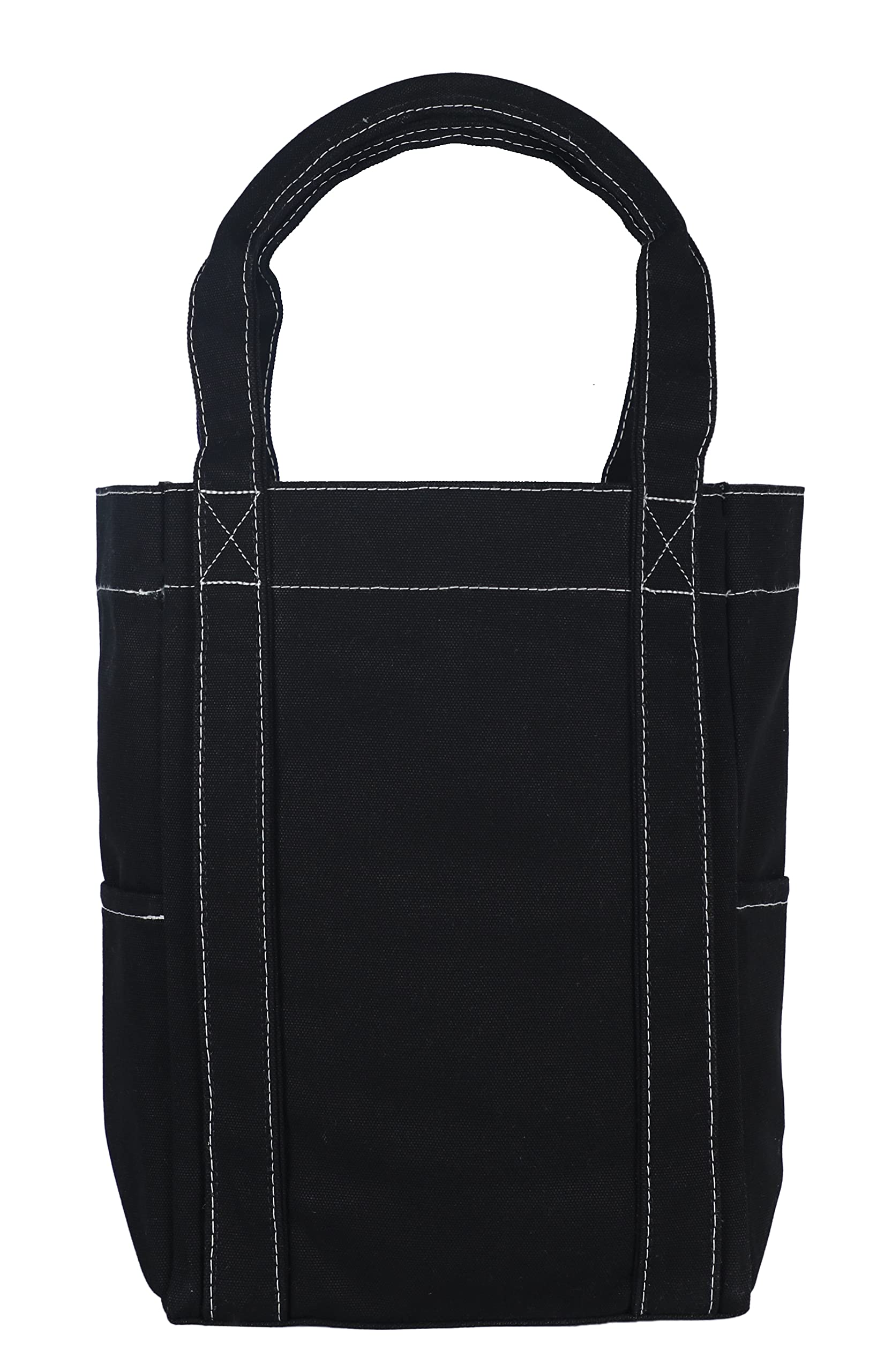 Tag&Crew Women's Urban Tote Easy to Carry Shoulder Handbag with Multiple Pockets - Black