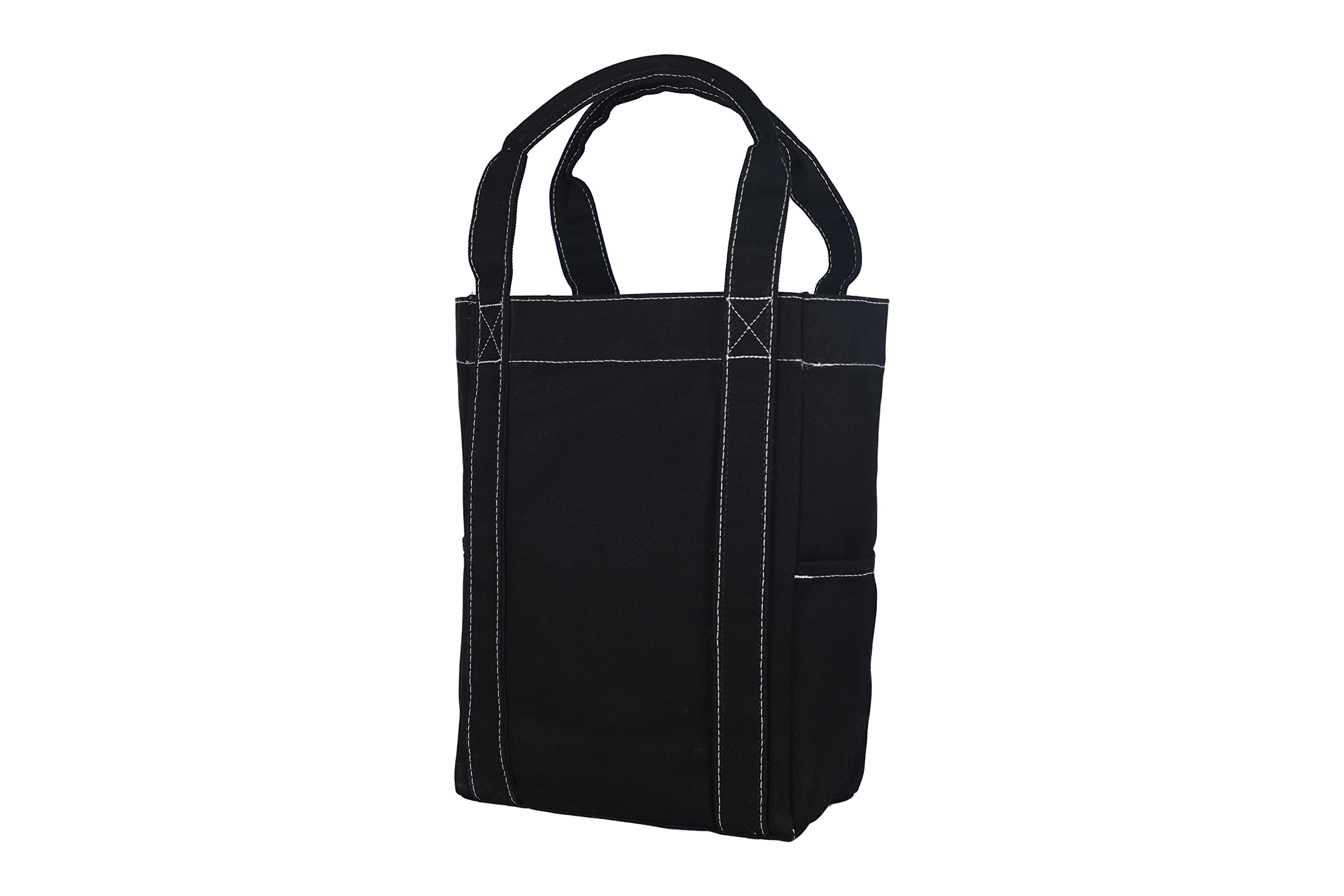 Tag&Crew Women's Urban Tote Easy to Carry Shoulder Handbag with Multiple Pockets - Black