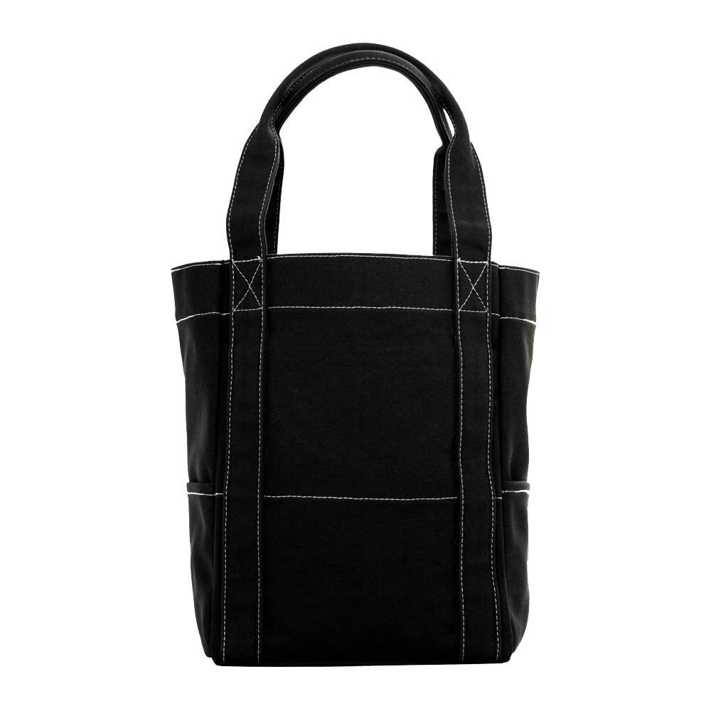 Tag&Crew Women's Urban Tote Easy to Carry Shoulder Handbag with Multiple Pockets - Black