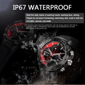 Smart Watches for Men Activity Fitness Tracker Smartwatch with Bluetooth Call Blood Pressure Heart Rate SpO2 Sleep Monitor Pedometer Waterproof Sport Watches Compatible with Android iOS Phone…