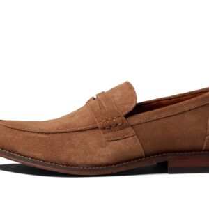 Stacy Adams Men's Marlowe Penny Slip-On Loafer, Dark TAN Suede, 7.5