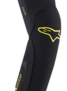 Alpinestars Men's Paragon Plus Knee/Shin Protector, Black Acid Yellow, X-Large