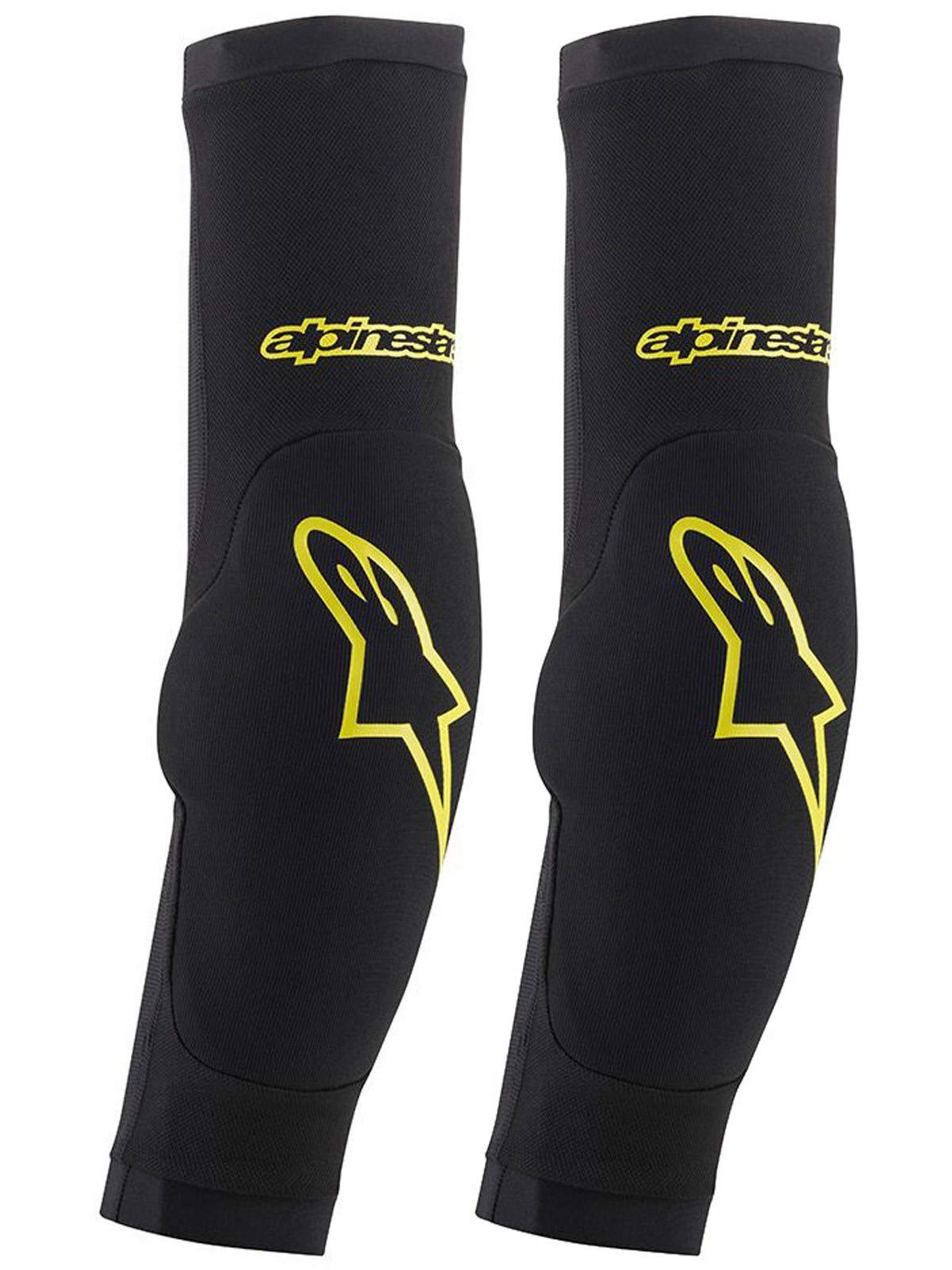 Alpinestars Men's Paragon Plus Elbow Protector, Black Acid Yellow, Large