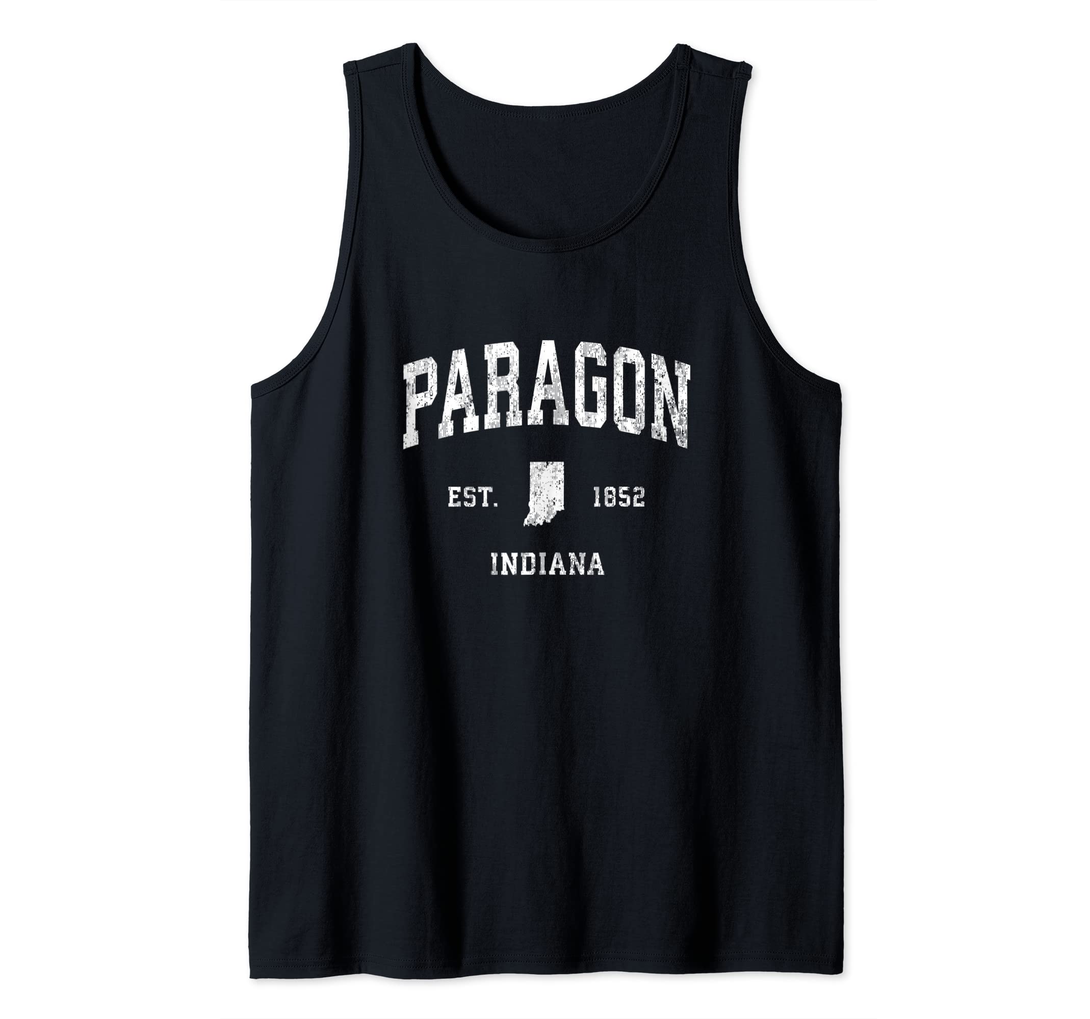 Paragon Indiana IN Vintage Athletic Sports Design Tank Top