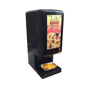 paragon 2030 ay caramba nacho cheese warming dispenser, black