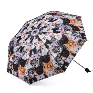 The Paragon Cat Umbrella - Compact & Portable Accessory with Photo-Realistic Kitty Images