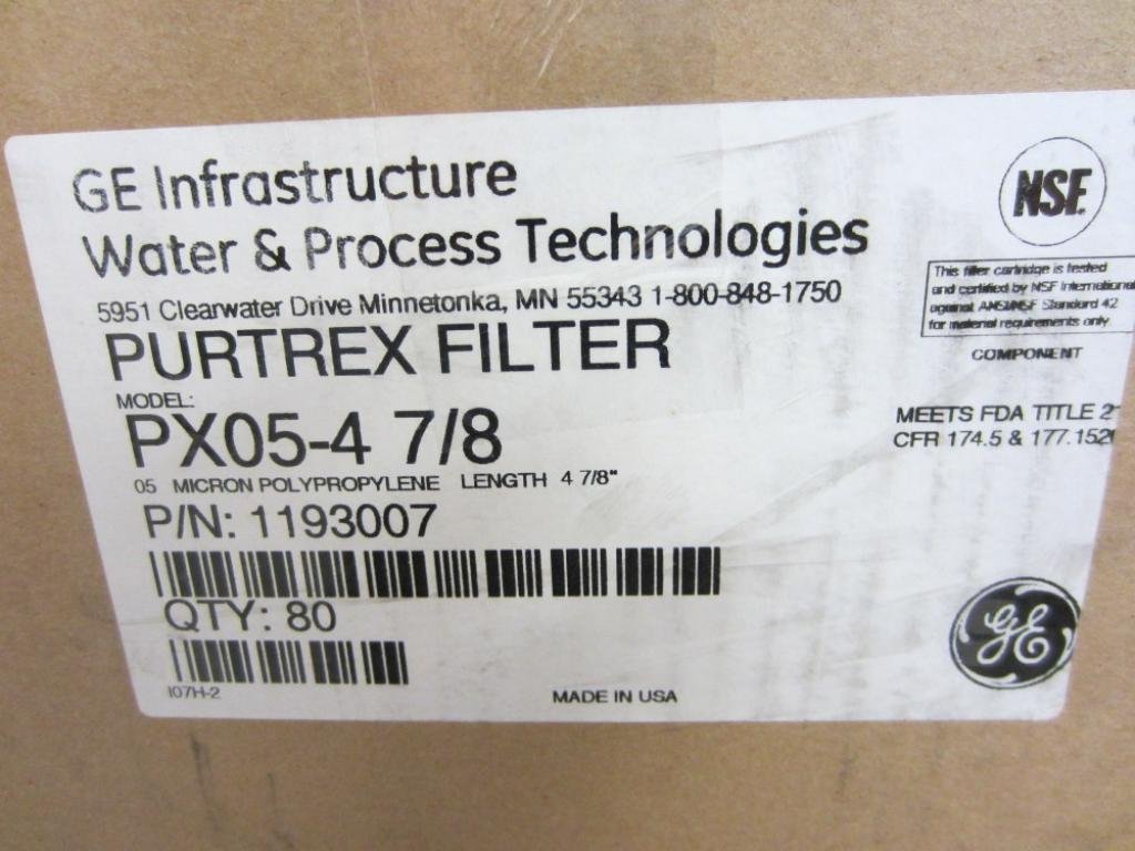 Purtrex PX05-4 7/8 Cartridge Filter 05 Micron PX05478