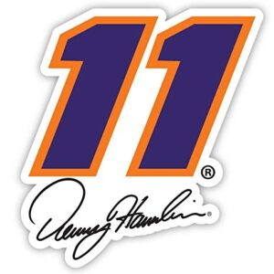 R and R Imports, Inc Denny Hamlin #11 4" Round Kiss Cut Decal New for 2020