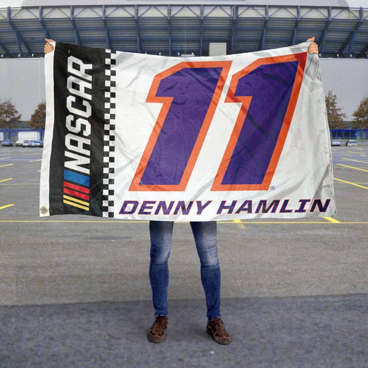 Denny Hamlin 3x5 Foot Banner Flag