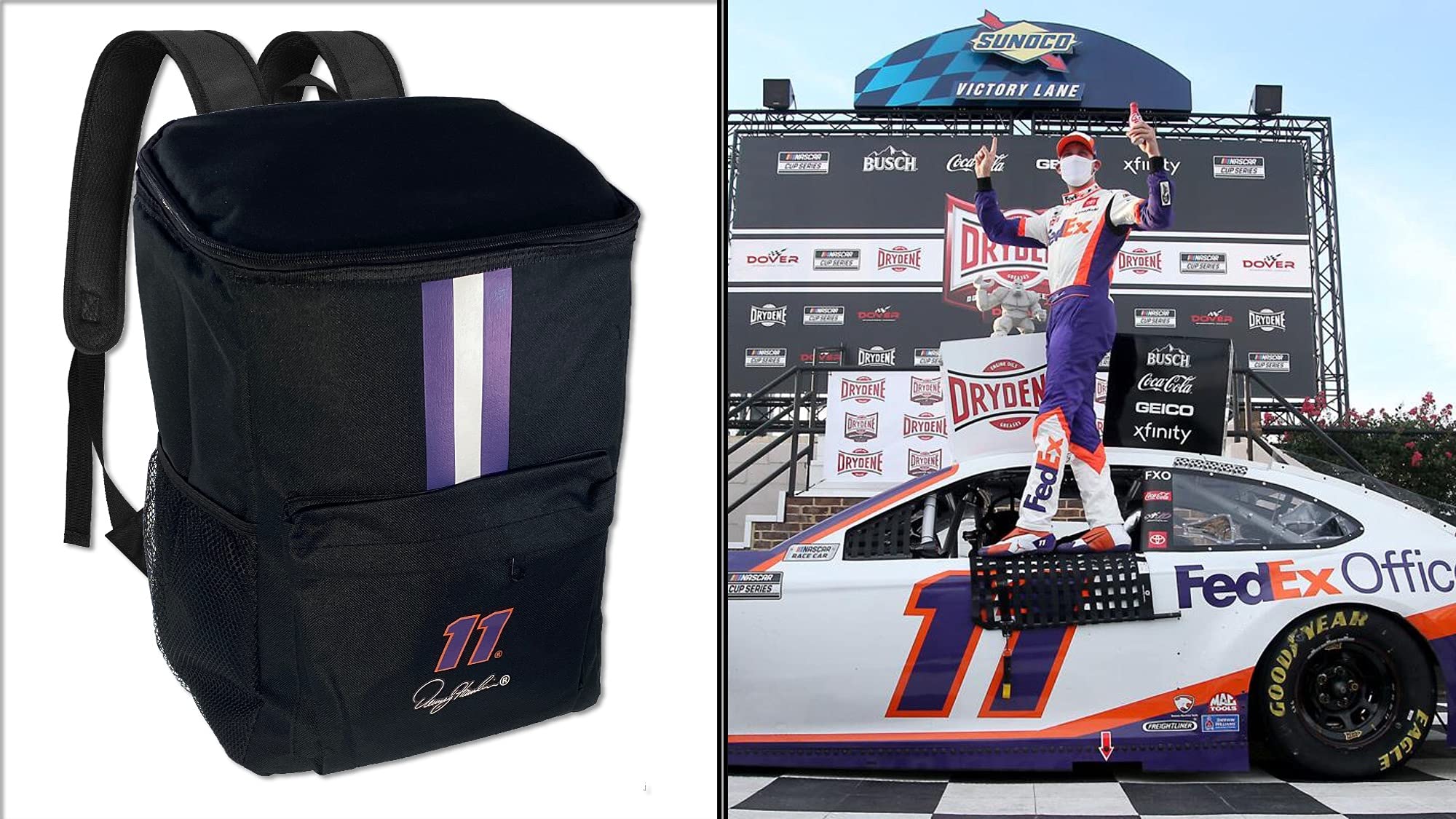 FOCO Cooler Backpack - Portable Soft Insulated Bag Holds 36 Cans - Show Your Team Spirit with Officially Licensed Fan Gear