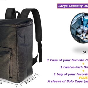 FOCO Cooler Backpack - Portable Soft Insulated Bag Holds 36 Cans - Show Your Team Spirit with Officially Licensed Fan Gear