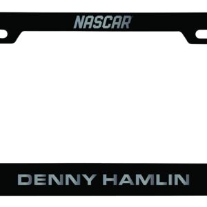 Denny Hamlin # 11 Nascar Etched License Plate Frame Black New for 2021