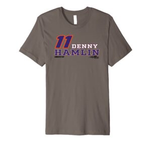 nascar - denny hamlin - driver premium t-shirt