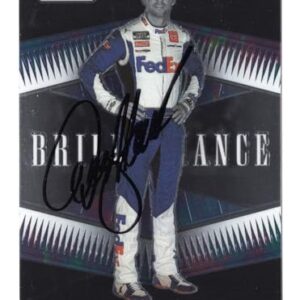 AUTOGRAPHED Denny Hamlin 2022 Panini Prizm Racing BRILLIANCE Signed NASCAR Collectible Insert Trading Card with COA