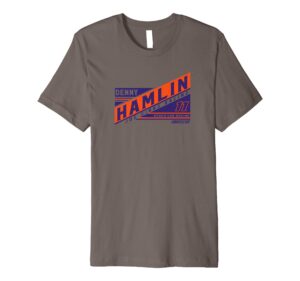 nascar - denny hamlin - oil can premium t-shirt