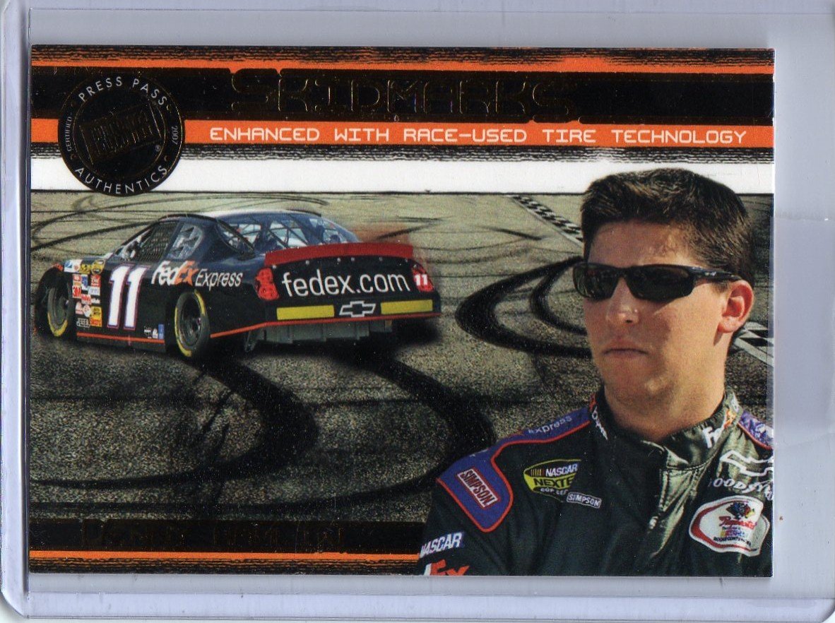 2007 Press Pass Skidmarks #Sm5/18 Denny Hamlin