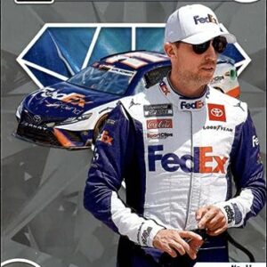 2023 Donruss Racing Silver #14 Denny Hamlin FedEx Express/Joe Gibbs Racing/Toyota Race Kings Official NASCAR Trading Card (Stock Photo Shown, Near Mint to Mint Condition)