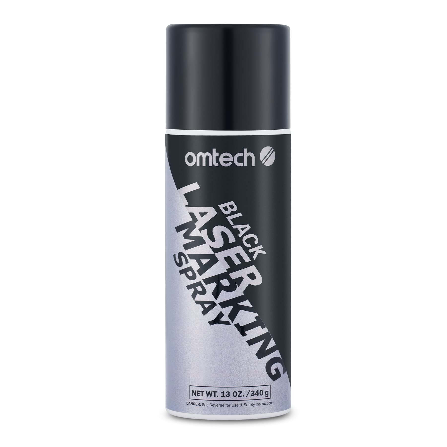 OMTech Laser Marking Spray, 13oz Aerosol Black CO2 Spray for Laser Engraving Metal, Laser Ink for Aluminum Stainless Steel Brass,Metal Laser Marking Fluid for CO2 Laser Engravers