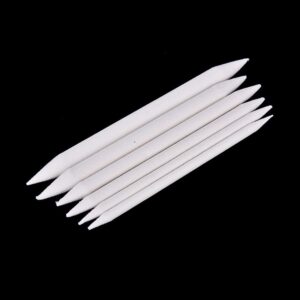 6Pcs White Sketch Pastel Blending Smudge Stump Stick Art Sketch Paper Tool Pen Drawing Supplies Durable and Attractive