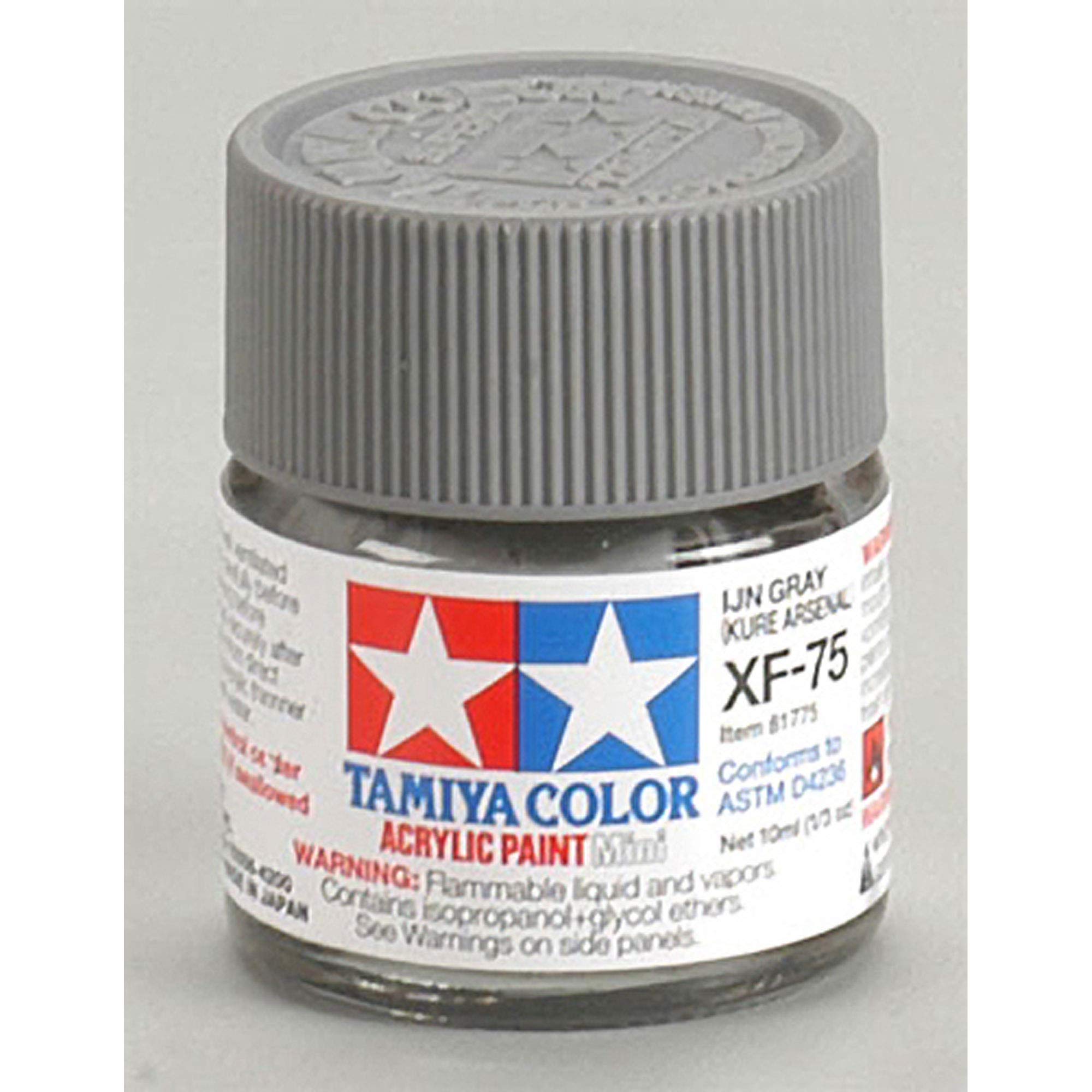 TAMIYA Acrylic Mini XF75 IJN Gray TAM81775 Plastics Paint Acrylic