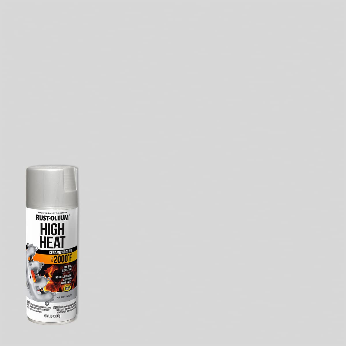 Rust-Oleum 248904 Automotive High Heat Spray Paint, 12 Ounce (Pack of 2), Flat Aluminum