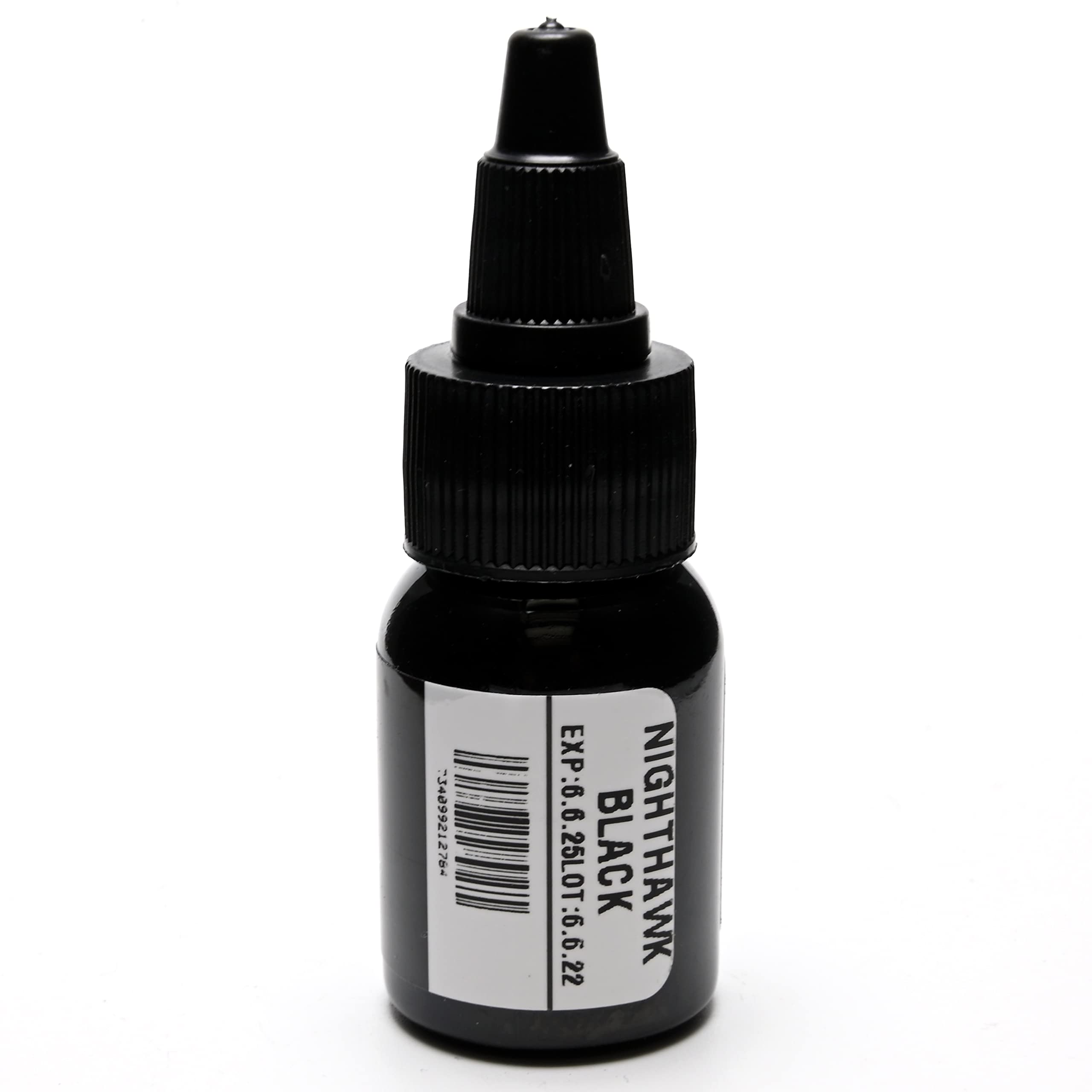 ELEMENT TATTOO SUPPLY - Premium Black Tattoo Ink - Professional Tattoo Ink & Supplies for Outlining, Shading, & Blending - Tribal Tattoo Ink - Permanent Nighthawk Black Ink Tattoo - 1/2 oz Bottle