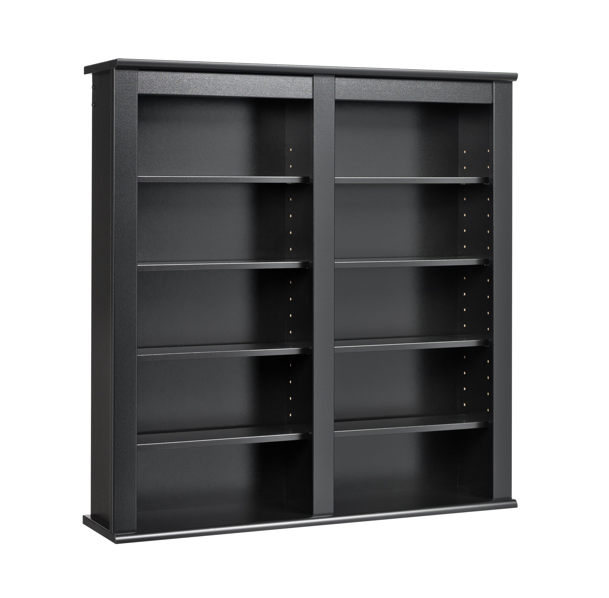 Prepac Double Wall Mounted Storage, Black