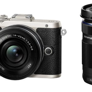 OLYMPUS PEN E-PL8 EZ double zoom kit [black][International Version, No Warranty]