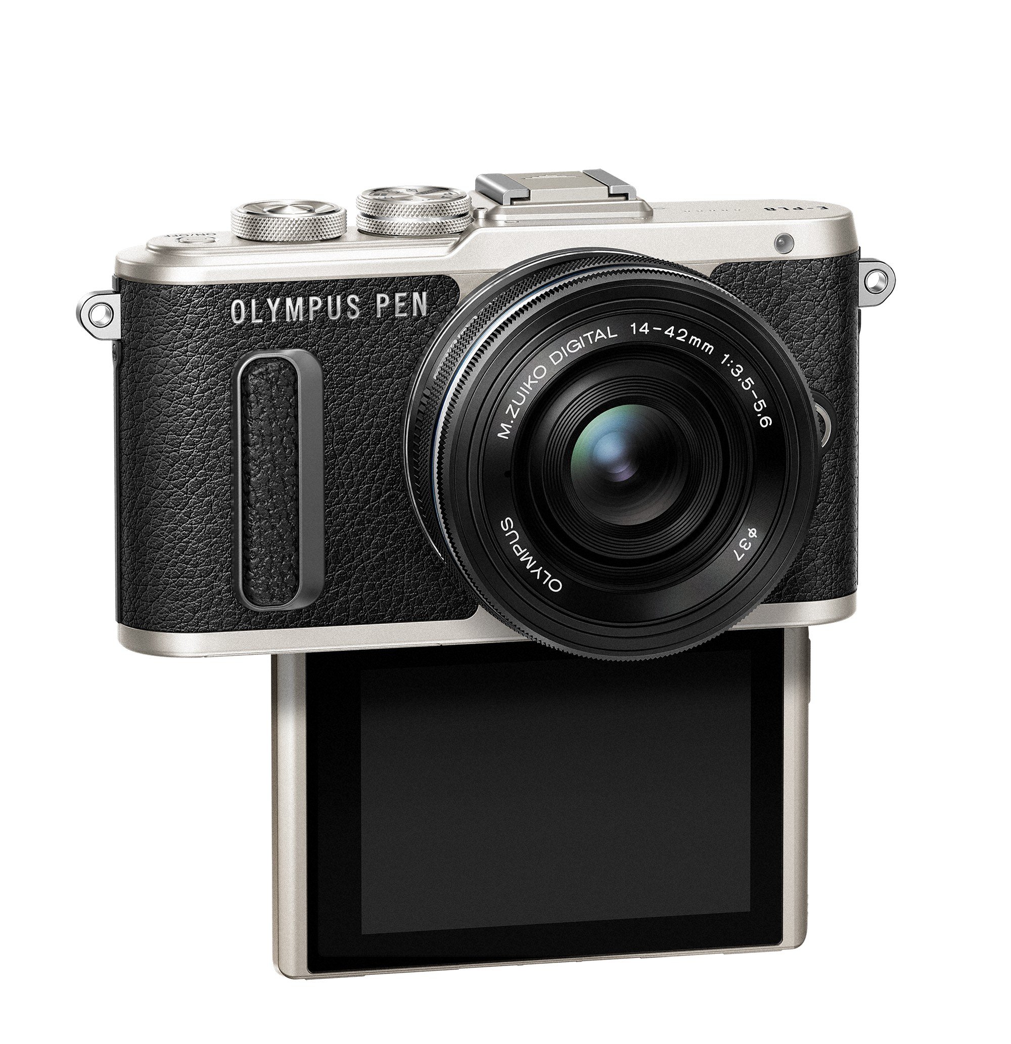 OLYMPUS PEN E-PL8 EZ double zoom kit [black][International Version, No Warranty]