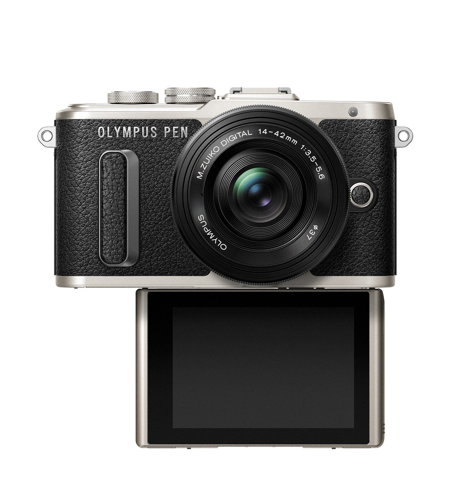 OLYMPUS PEN E-PL8 EZ double zoom kit [black][International Version, No Warranty]