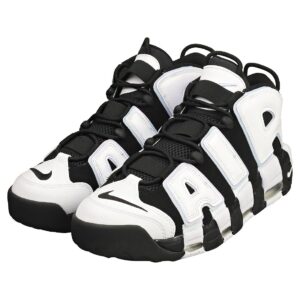 Nike Men's Air More Uptempo '96 Sneakers, Black/White-multi-color, 10.5