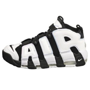 Nike Men's Air More Uptempo '96 Sneakers, Black/White-multi-color, 10.5