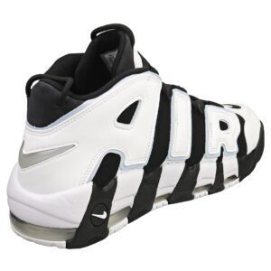 Nike Men's Air More Uptempo '96 Sneakers, Black/White-multi-color, 10.5