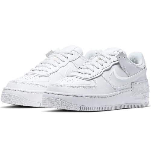 Nike Women's Air Force 1 Shadow, White/White-white, 11