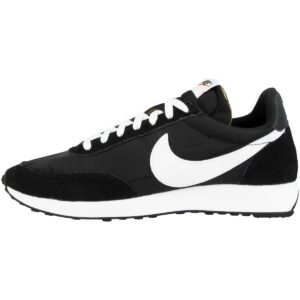 nike men's air tailwind 79 shoes, black white team orange, 13