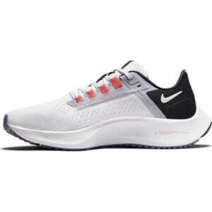 nike women's air zoom pegasus 38 running shoe (7.5, iris whisper/white, numeric_7_point_5)