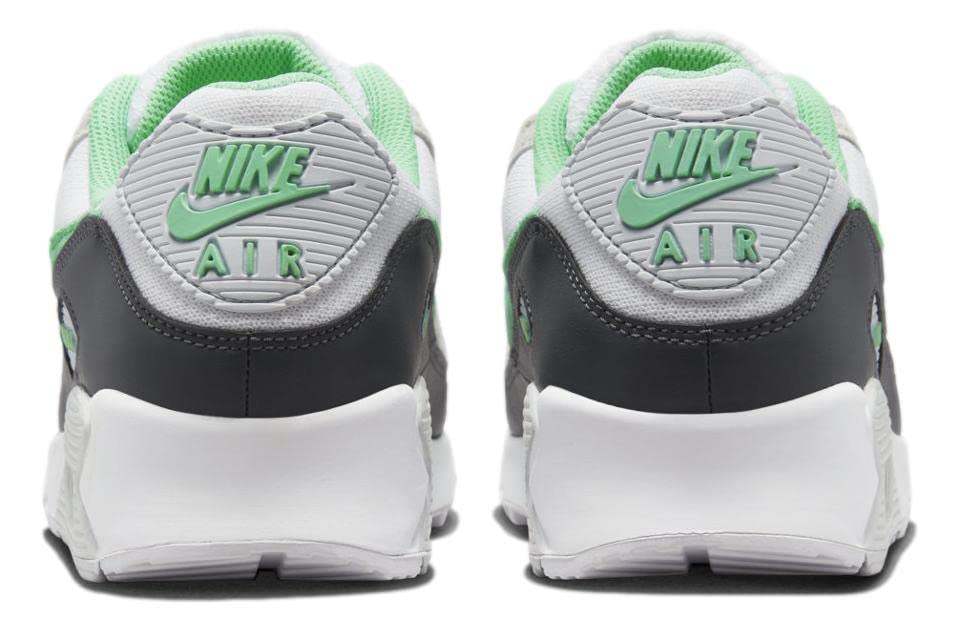 Nike Air Max 90 Men's Shoes (White/Spring Green-Anthracite, us_Footwear_Size_System, Adult, Men, Numeric, Medium, Numeric_11)