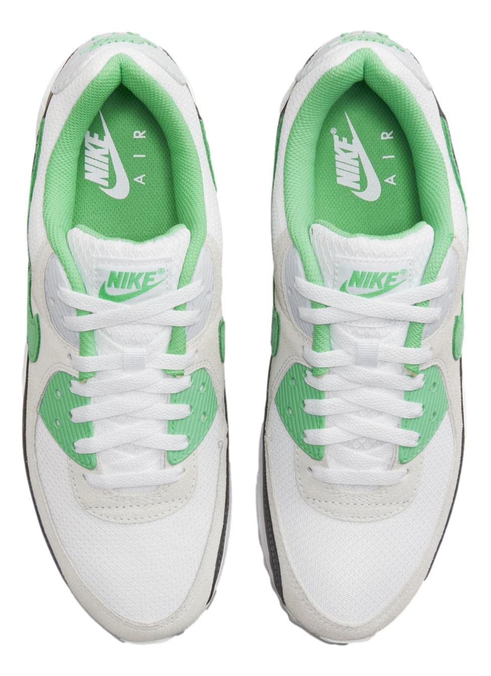 Nike Air Max 90 Men's Shoes (White/Spring Green-Anthracite, us_Footwear_Size_System, Adult, Men, Numeric, Medium, Numeric_11)