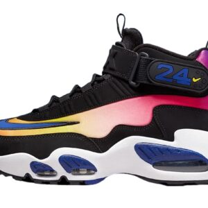 Nike mens Air Griffey Max 1, Black/Concord/Yellow Strike/Co, 10