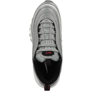 NIKE women's Sneaker, Metallic Silver Varsity Red White Black, 3.5 UK