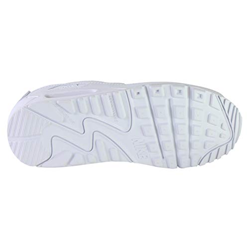 Nike Women's Training Running Shoe, White/White-Metallic Silver, US-0 / Asia Size s