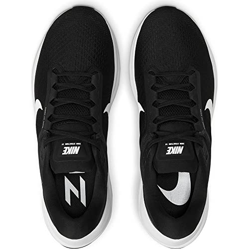 NIKE Air Zoom Structure 24 Men's Trainers Sneakers Road Running Shoes DA8535 (Black/White 001), Black White, 12