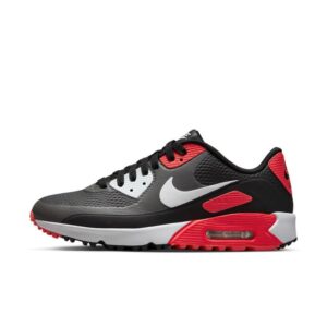 nike men's air max 90 golf iron grey/white-black (cu9978 010) - 10.5