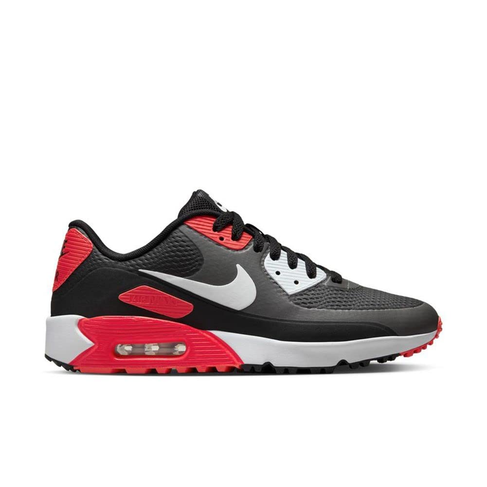 Nike Men's Air Max 90 Golf Iron Grey/White-Black (CU9978 010) - 10.5