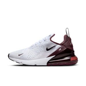 nike men's air max 270 night maroon/black-white-cedar (fn6858 681) - 10.5