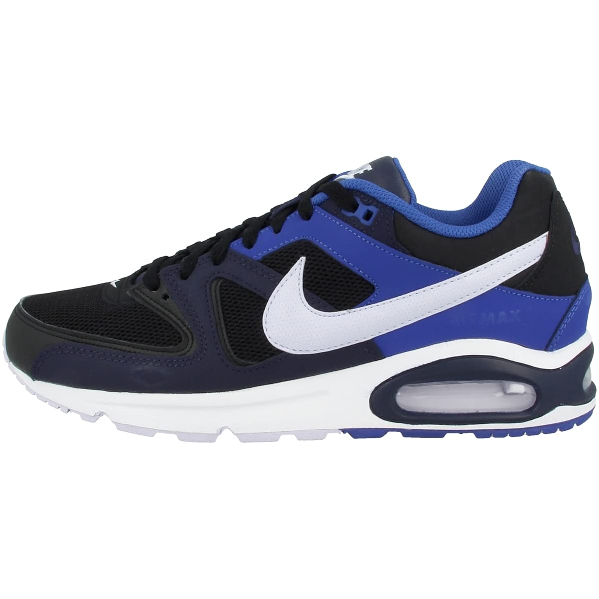 Nike Men's Air Max Command Running Shoes, Black/Ghost-Blackened Blue, 9.5 M US